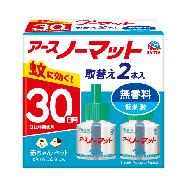 アースノーマット　取替えボトル３０日用　無香料　２本入