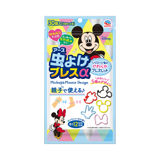 虫よけブレスα　ミッキー＆ミニー　３０個入