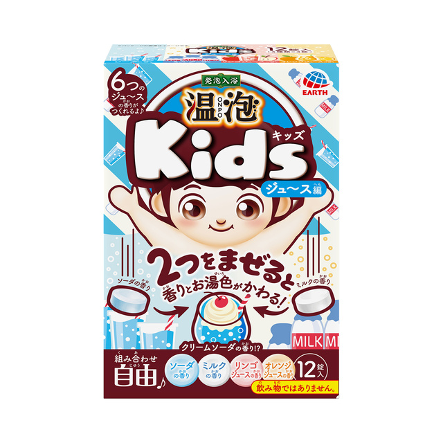 温泡　ＯＮＰＯ　Ｋｉｄｓ　ジュース編　１２錠入
