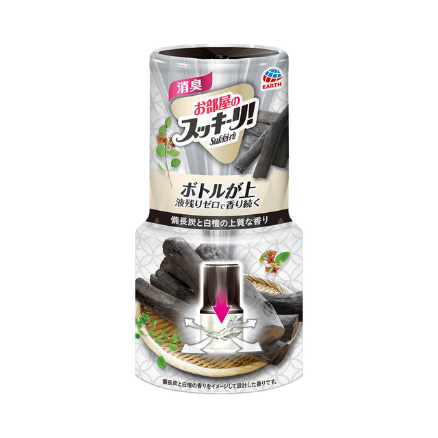 スッキーリ！　お部屋用　上質な備長炭と白檀