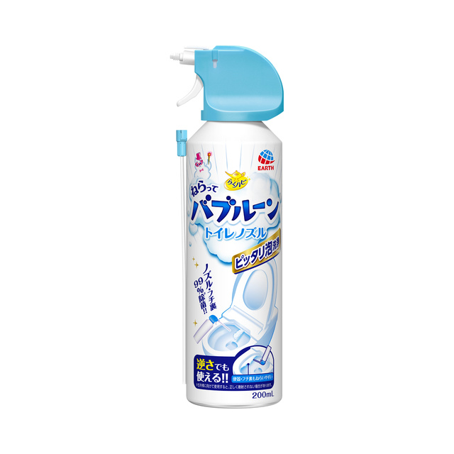 らくハピ　ねらってバブルーン　トイレノズル