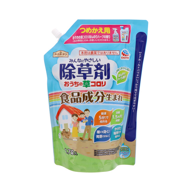 アースガーデン　おうちの草コロリ　つめかえ　１．７Ｌ