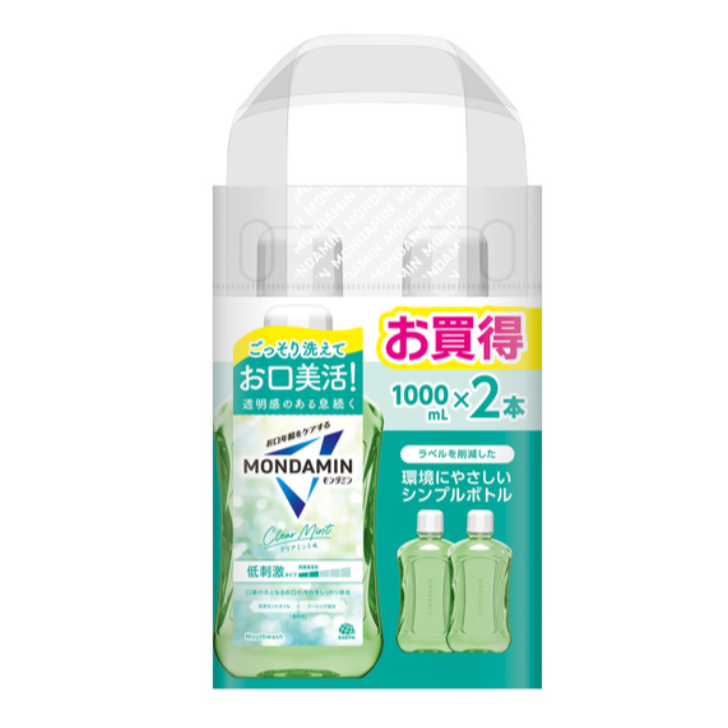 モンダミン クリアミント 1000mL×2本