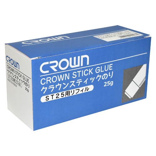 クラウン　ＣＲ－ＳＴ２５Ｒ－ＷＸ１０　スティックのりＳＴ２５用リフィル【１０個
