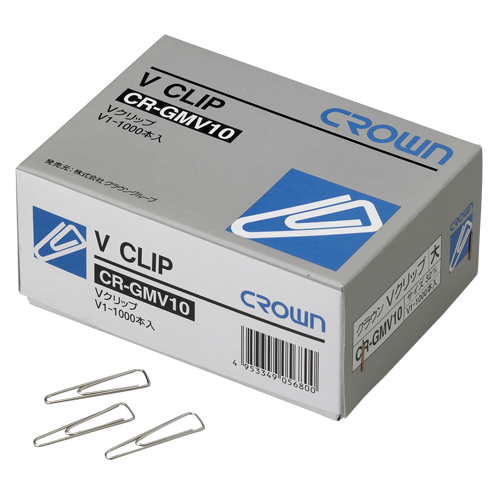 クラウン　Ｖクリップ　（１０００本入り）