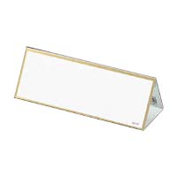 クラウン　三角型カード立ＰＥＴ製