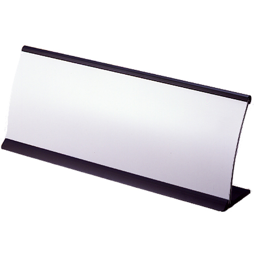 クラウン　アルミＲ型カード立（大）　ブラック