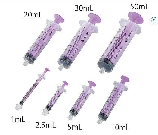 ＥＮシリンジ（キャップなし）　電子線滅菌（個包装）　５０ｍＬ　２５本入　６０－０９１