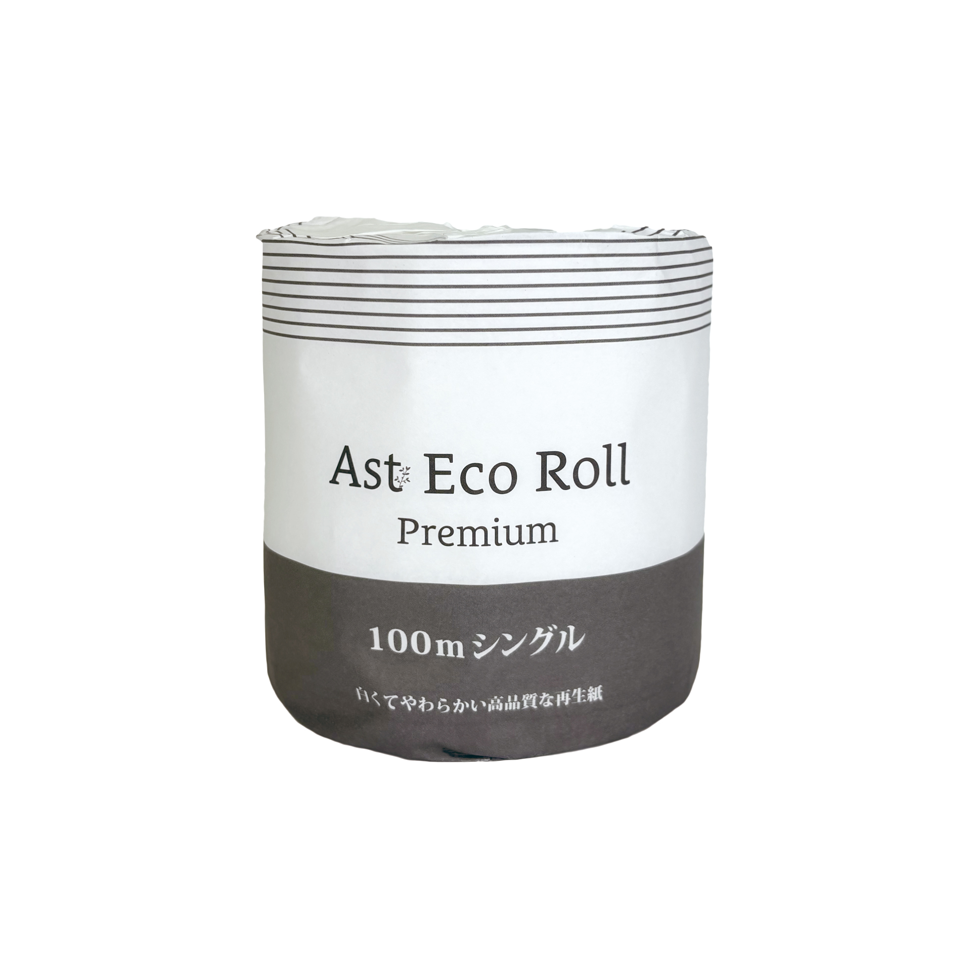 ［ケース］ＡＳＴ　ＥＣＯ　ＲＯｌｌ　Ｐｒｅｍｉｕｍトイレットペーパー　１Ｒ　シングル　１００ｍ×８０個