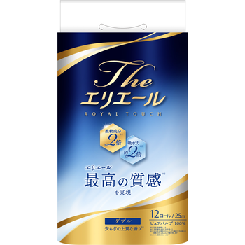 ［ケース］Ｔｈｅ エリエールトイレットティシュー　ダブル　１２Ｒ