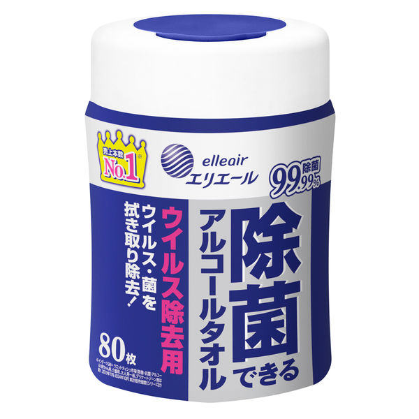 エリエール　除菌できるアルコールタオル　ウィルス除去用　ボトル