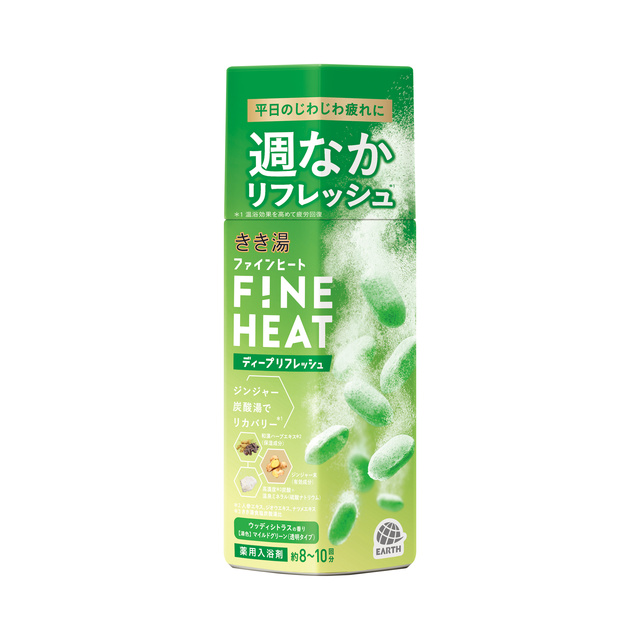 きき湯　ファインヒート　ディープリフレッシュ　４００ｇ