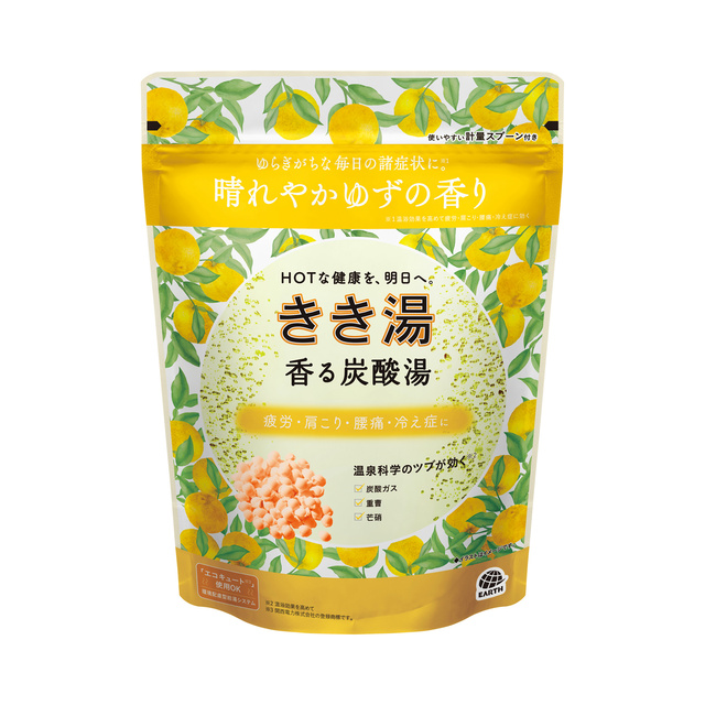 きき湯 香る炭酸湯 ゆずの香り　３６０ｇ