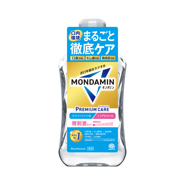 モンダミン プレミアムケア ホワイトミント 1000ml｜口臭・歯肉炎予防｜医薬部外品｜ノンアルコール洗口液
