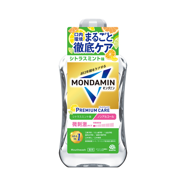 モンダミン プレミアムケア シトラスミント 1000ml｜口臭・虫歯・歯肉炎予防｜医薬部外品