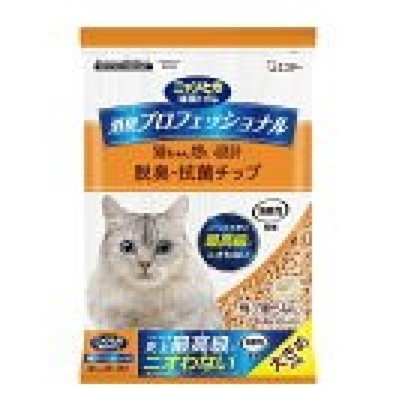 ニャンとも清潔トイレ　消臭プロフェッショナル　脱臭・抗菌チップ　大きめの粒　４．４Ｌ