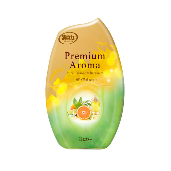 お部屋の消臭力　Ｐｒｅｍｉｕｍ　Ａｒｏｍａ　スイートオレンジ＆ベルガモット　４００ｍＬ