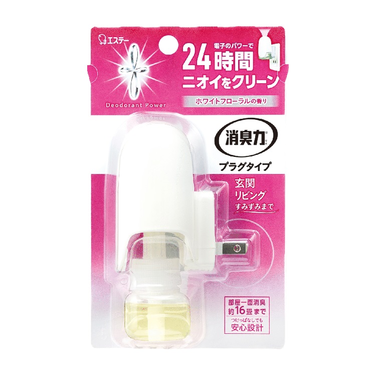 消臭力プラグタイプ　本体　ホワイトフローラル　２０ｍｌ