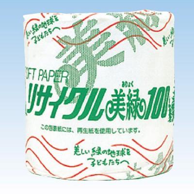 トイレットペーパー美緑　１００ｍ　シングル　１Ｒ