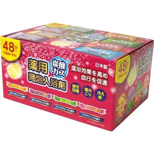 炭酸ガス　薬用発泡入浴剤　４８錠入り