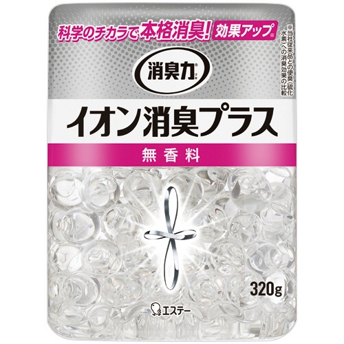 消臭力クリアビーズ　イオン消臭プラス　本体　無香料３２０ｇ