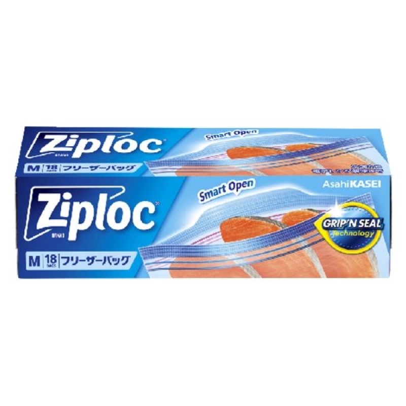 フリーザーバッグ　Ｍ通常品１８枚