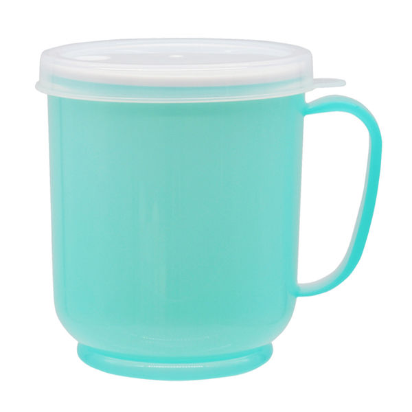 フタ付クリーミーコップ　グリーン