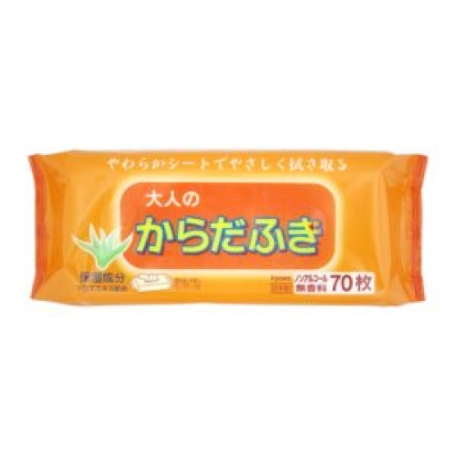 協和紙工　大人用からだふき　７０枚