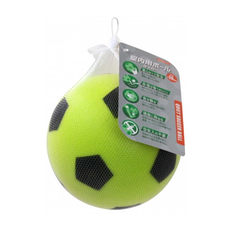 室内用ボール２０㎝（サッカー柄）