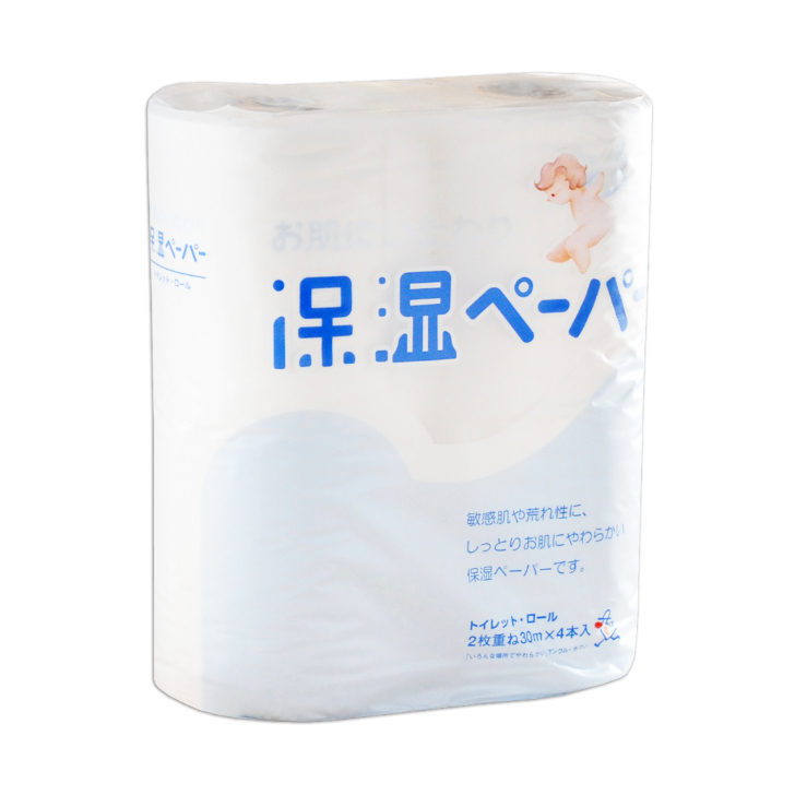 保湿ペーパートイレット４ロールダブル３０Ｍ
