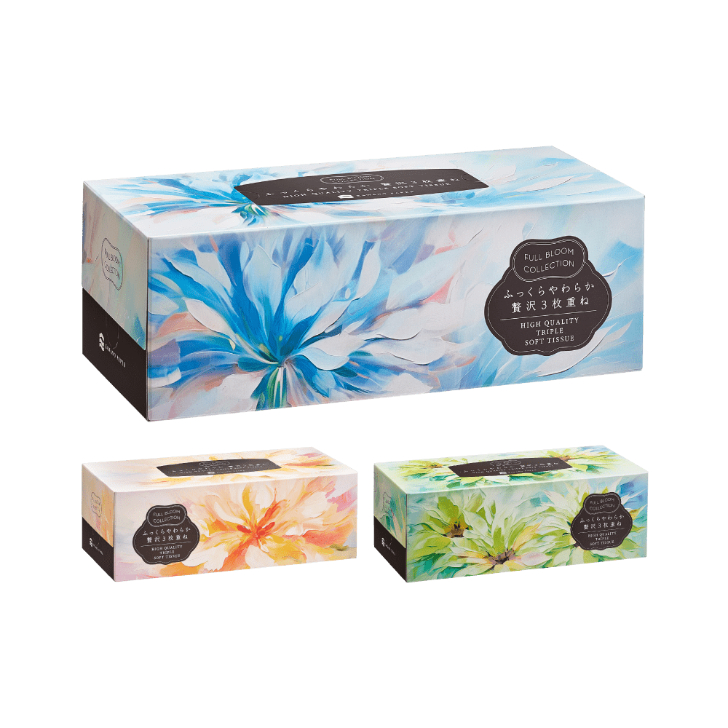 FULL BLOOM COLLECTIONふっくらやわらか贅沢３枚重ねＢＯＸ１３０組
