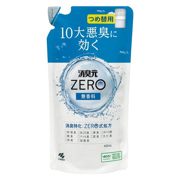 消臭元ＺＥＲＯ　つめかえ用　無香料　４００ｍｌ　　