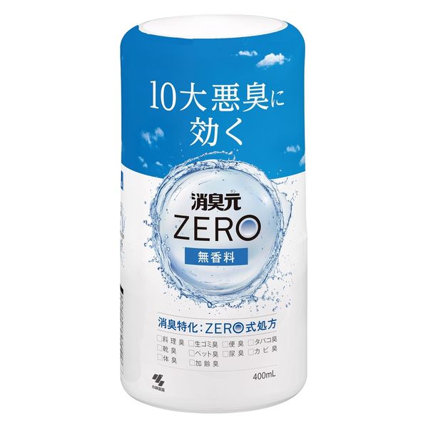 消臭元ＺＥＲＯ　本体　無香料　４００ｍｌ　　　　