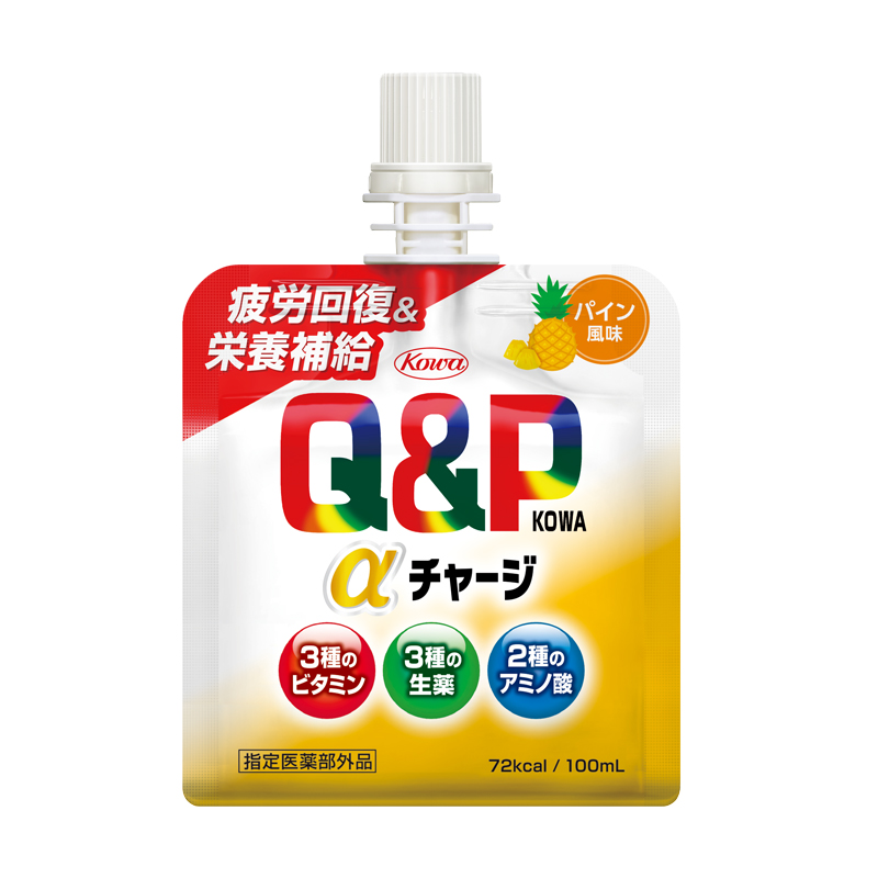 キューピーコーワαチャージ　パイン風味　100mL×36袋