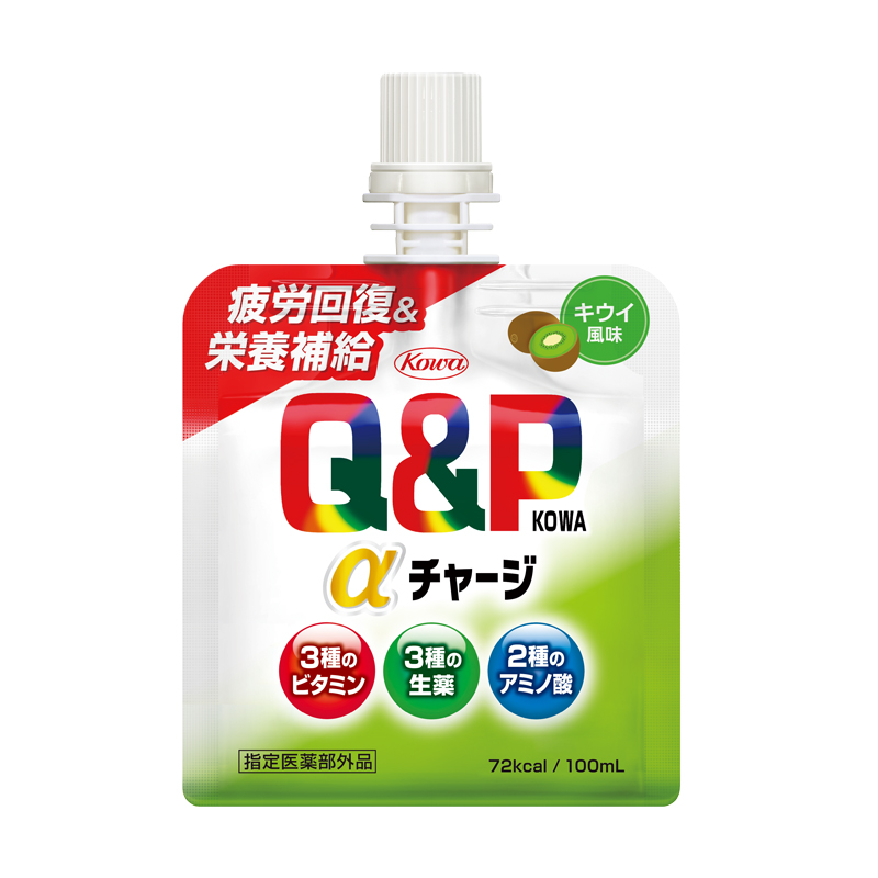 キューピーコーワαチャージ　キウイ風味　100mL×36袋