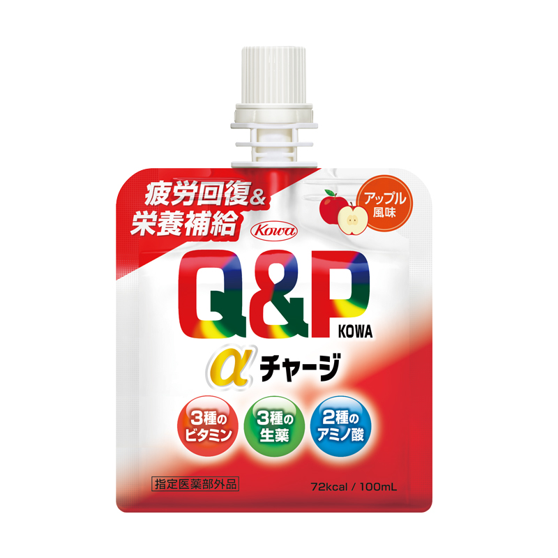 キューピーコーワαチャージ　アップル風味　100mL×36袋