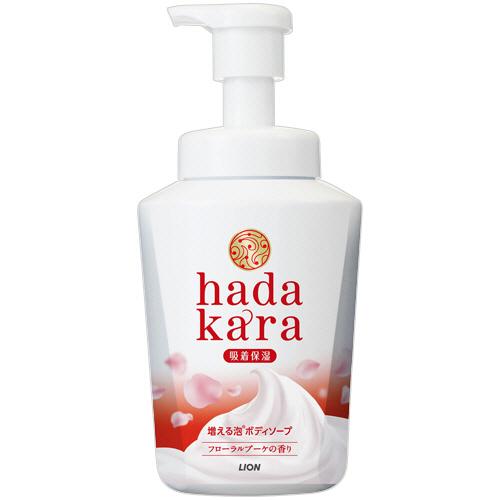 ハダカラボディソープ　泡タイプ　摘みたてのフローラルブーケの香り 本体 550m