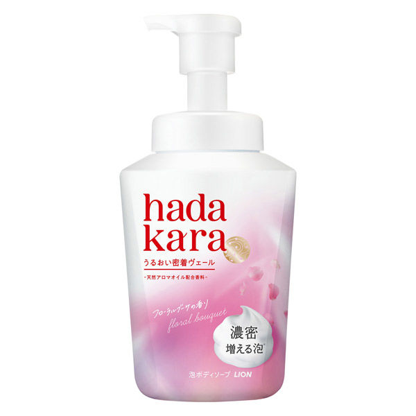 hadakara　モイストボディケアソープ　泡タイプ　フローラルブーケの香り
