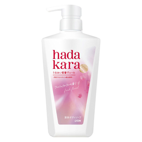 hadakara　モイストボディケアソープ　液体タイプ フレッシュフローラルの香り