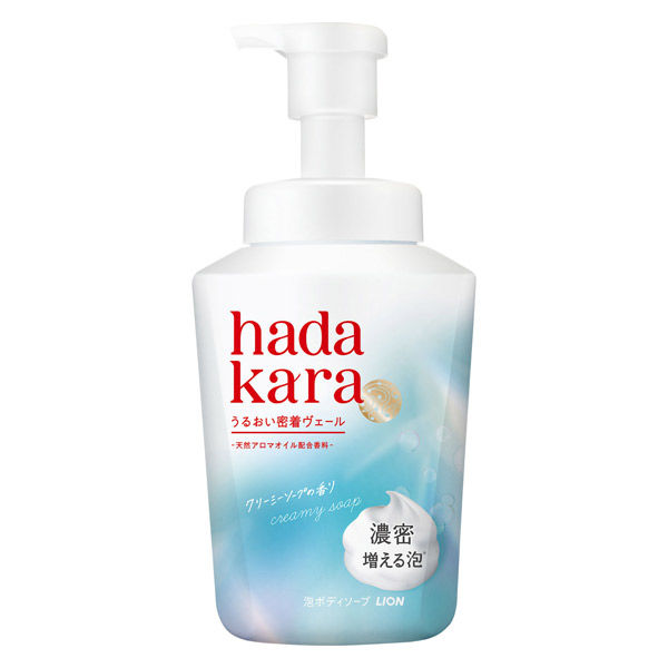 hadakara　モイストボディケアソープ　泡タイプ　クリーミーソープの香り