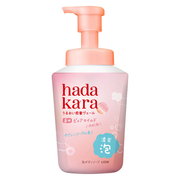 hadakara　薬用ピュアマイルド　モイストボディケアソープ　泡タイプ