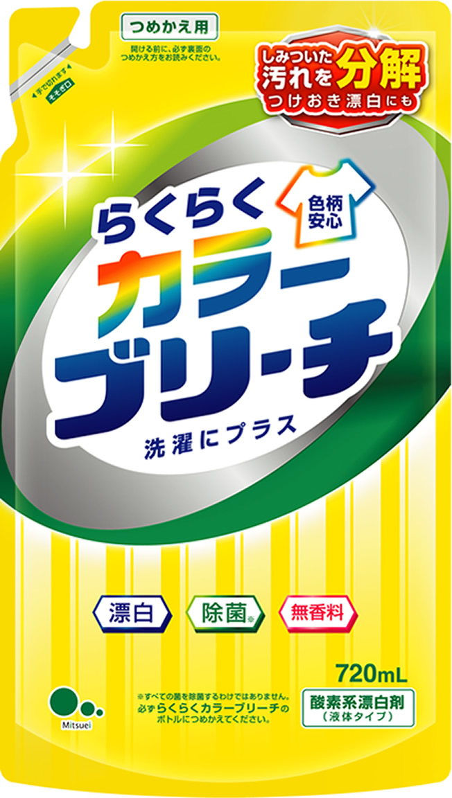 ミツエイ　らくらくカラーブリーチ　詰替　７２０ｍｌ