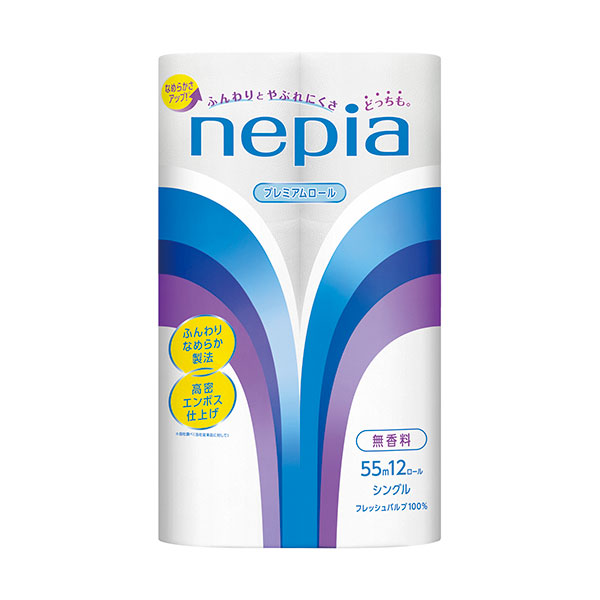 ネピアプレミアムソフトトイレットロール　１２ロール　シングル