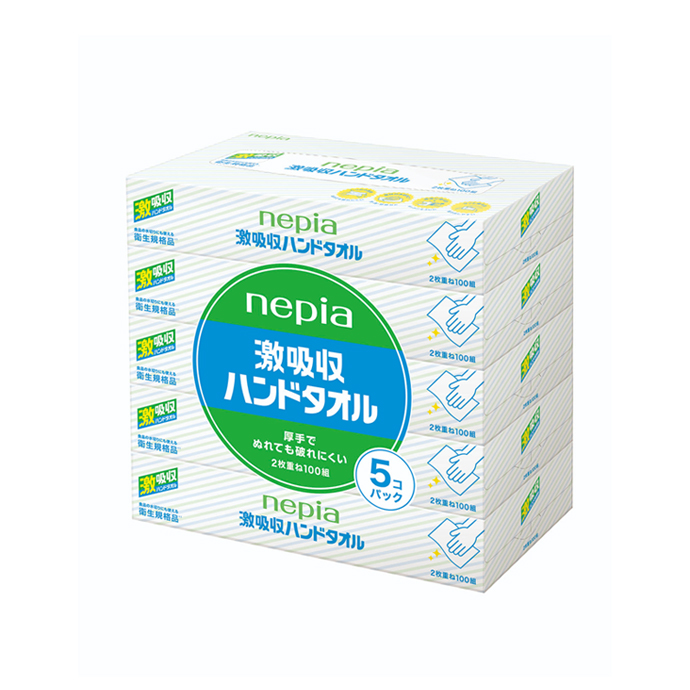 ネピア激吸収ハンドタオル５Ｐ