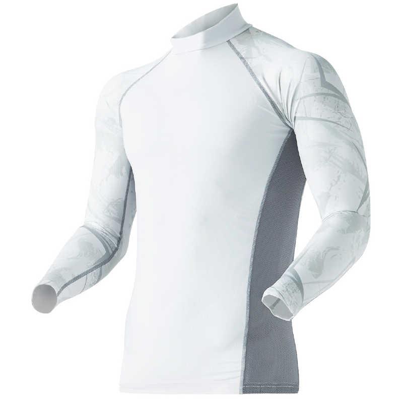 ＪＷ－６２５　８５．カモフラｘホワイト　冷感長袖ハイネック