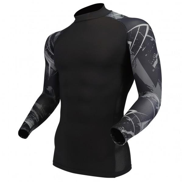 ＪＷ－６２５　８４．カモフラｘブラック　冷感長袖ハイネック