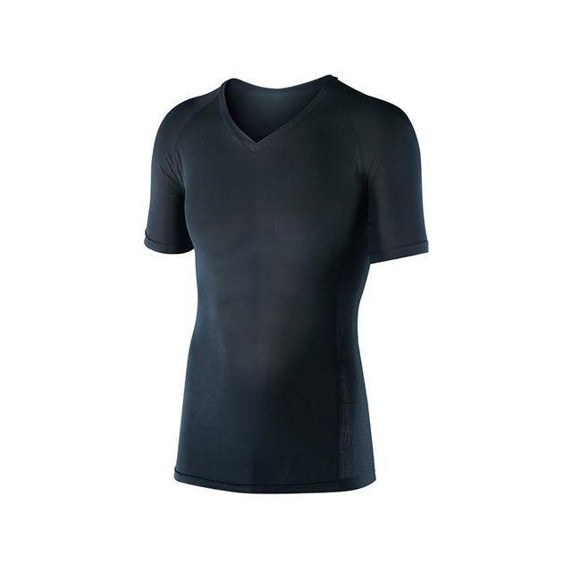 ＪＷ－６２２　５２．ブラック　ボディタフネス冷感半袖Ｖネックシャツ