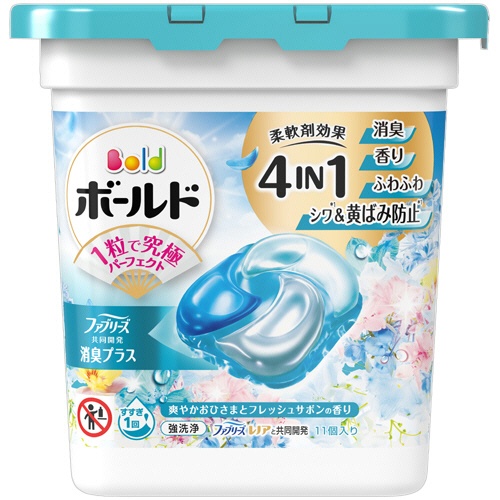 ボールドジェルボール4D爽やかフレッシュフラワーサボンの香り 本体11個