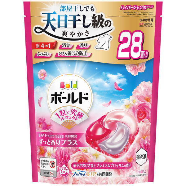 ボールドジェルボール４Ｄ華やかプレミアムブロッサムの香り　つめかえハイパージャンボサイズ２８個