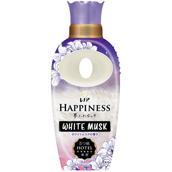 レノアハピネス夢ふわタッチリラックスナイトホワイトムスクの香り本体460mL
